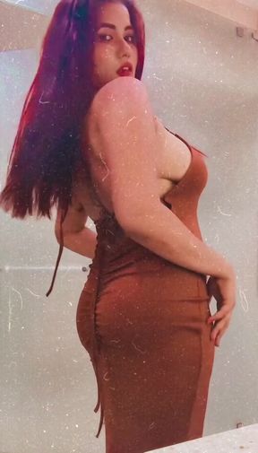 Natural big boobs on display