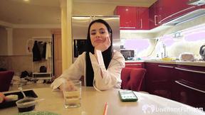 ”Making him cum with my blowjob technique”