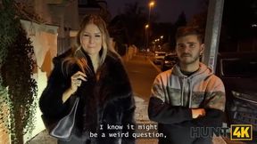 Unexpected Encounter: Hot Girl with Stunning Curves Gets Intimate with a Stranger While Her Boyfriend Watches!