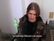 CZECH HUNTER 532 - Skinny Neighbor Gets POV Fucked Bareback