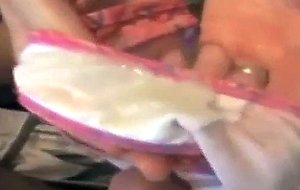 Vacuuming and then sucking on his dick