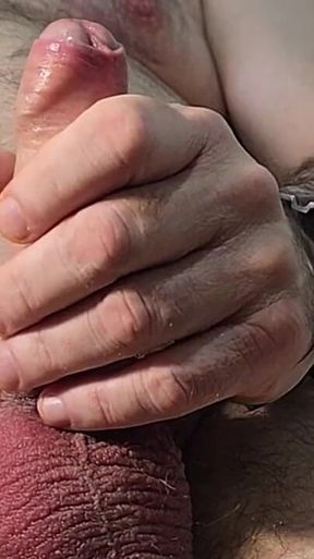 15 Minutes of Slow and Fast Handjob and Cum in Fountain