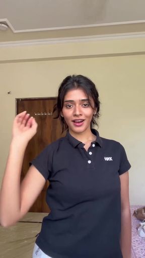 Indian woman in polo shirt