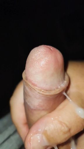 Close up Slow Motion Early Morning Wank and Cumshot