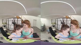 Building Stamina In A Threesome With Gia Tvoricceli And Monika May VR Porn