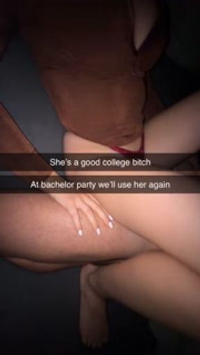 18 year old teen from Florida Unversity cheats on Snapchat