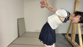 Straight Arm Plus Japanese Reverse Tie Folded Leg Semi-suspension