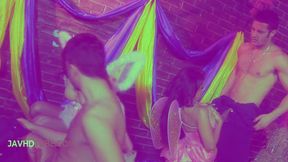 Barbora Brill teases Cory Everson with innocent looks then fulfills his fantasies in the