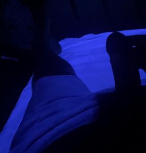 Testing in black light.