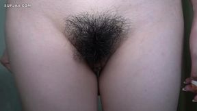 Reluctant Shy Cutie spreads her hairy pussy for hardcore