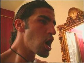 Sexy black hair babe fuck with Karim