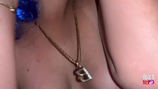 blue slut sucks my ass and fingers me while she is in the bathroom pissing