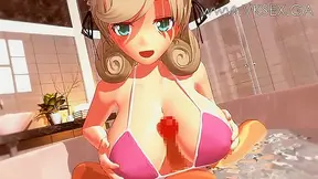 Busty Maid Teases Client with Sensual Tit-Fuck at Naughty Spa