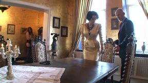 Bound Beauty Submits to Intense BDSM Table Play