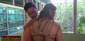 Indian Different More Electric, More Intimate Sex! Holi Day Sex Party