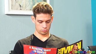 Rectal examination turns into gay double penetration