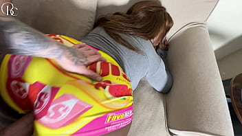 My Bestfriends Boyfriend Fucked and Creampied me Through my Tight StarBurst Shorts