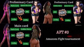 Amazons Fighting #3: 2 Preliminar Cards and Main Card Competitive Wrestling - Amazon Marcy VS Gia Love, Paris Love VS Gia Love and Amazon Marcy VS Paris Love - 39 min. (720p)