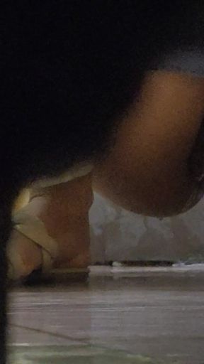 Peeking at Thick Hairy Pee