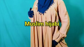 Indian beautiful hijabi Muslim couple thirsty for sex