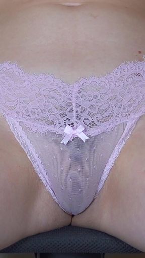 Unforgettable moment from &quot;Teen with meaty hairy pussy try on haul see through panties&quot;