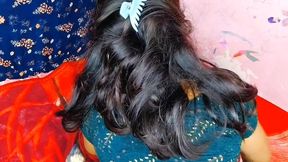 Sister-in-law is playing with her brother-in-law at home in the bedroom, IndianDesiviralxxxvideos.mp4