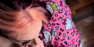 Maxxx Steele Matched on Tinder with Hot Goth Roommate, so Fuck Her Throat and Cum on Her Whore Face