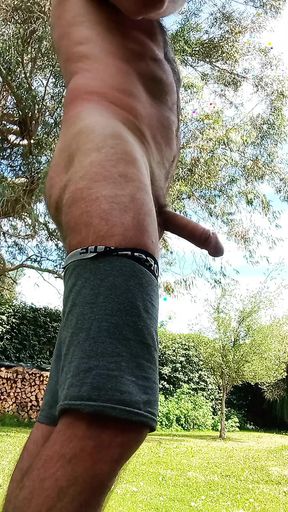 An excited man
