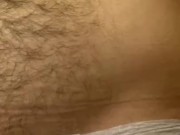 Diaper boy wets goodnights before bed