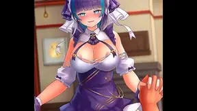 Big-Titted Maid Cheshire Rides Dick Hard & Finishes With Handjob Glory