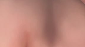 Riding a 11 inch Dildo