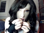 Quiet Nancy End! Quiet female doll Nancy unmasks from her doll mask to show you her true face!