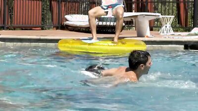 Hairy Lifeguard Thanked By Being Properly Fucked