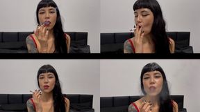 Red Marlboro goes well with Valentine's Day