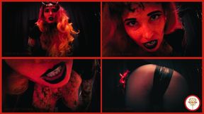 I Want To Do Bad Things to You (Shot in 4K) - Miss Ruby Marks - religious - taboo - demon - devil - cosplay - cock worship - make up - latex - JOI - confessional - femdom POV - ass worship copy
