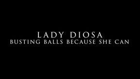 Busting balls because she can