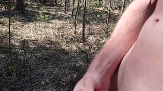 walking handjob in beautiful panties in extreme