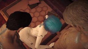 cyberpunk robot threesome porn