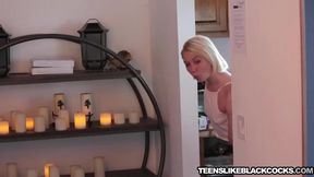 Blonde teen Zelda Morrison gets a fucking lesson from BBC