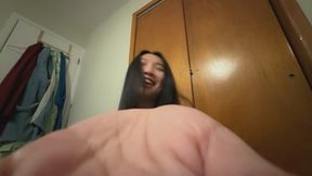 Indestructible Shrunken Panties Thief vs Asian Giantess.