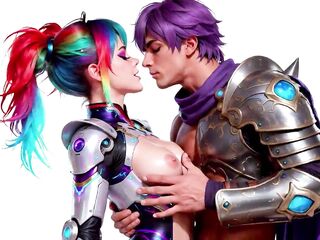 AI-Generated Manga: Exploring Private Moments with Emphasis on Giving a kiss and Blowjobs (AI Generated)