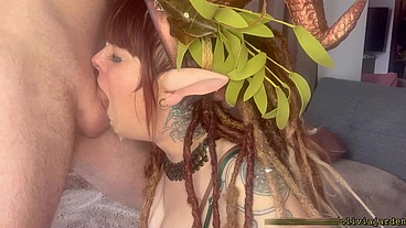 SATYR BJ/HUMP Cosplay Sexy Satyr Spit and Sloppy Deepthroat Big Cock Worship