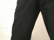 【盗撮風】会社のトイレでおしっこする元サッカー部男子