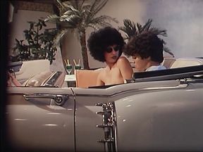 Hungry retro brunette plays hairy pussy with vintage sex toy