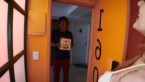 um fa gringo resolveu me trazer um presente de natal e acabamos na cama com o corninho so olhando!