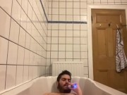 Boy vapes and strokes