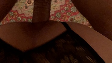 Транс принимает большой член во все дырки