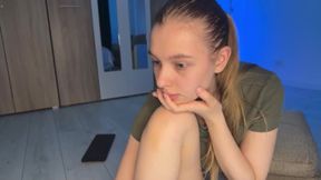 Cumming in the public gym