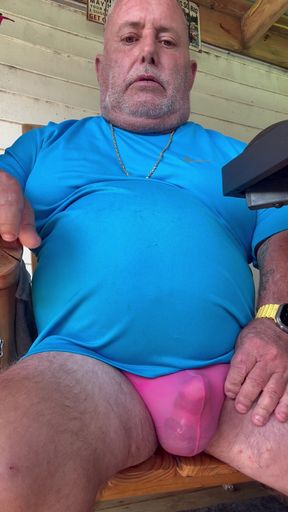 Mark Fletcher piss,precum, cum soaked cock n balls