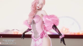 [MMD] Soojin - Agassy Seraphine Sexy Kpop Dance League Of Legends Uncensored Hentai